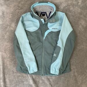 Patagonia Women’s Jacket Light Blue Sea Foam Green Size Small